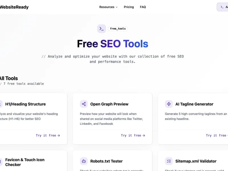 IsMyWebsiteReady