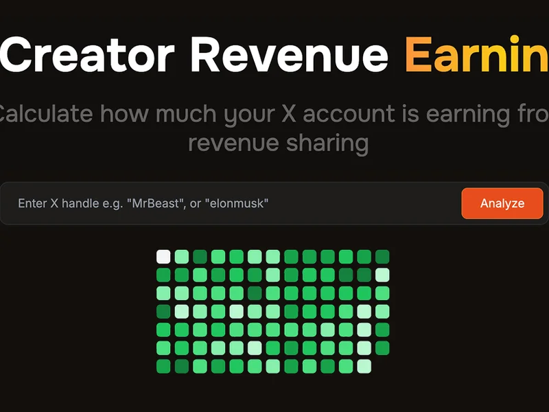 X Creator Revenue Earnings